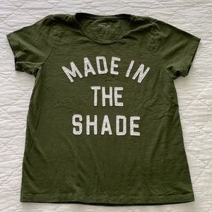 J Crew ladies graphic tee, like new, size L